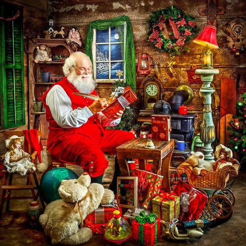 Springbok Santa's Shop 500 Piece Jigsaw Puzzle