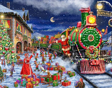 Load image into Gallery viewer, Springbok Santa Express 1000 Piece Jigsaw Puzzle