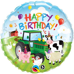 Birthday Barnyard Foil Balloon