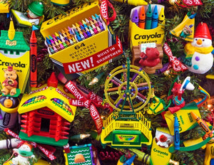 Springbok Crayola Crafty Christmas Ornaments 1000 Piece Jigsaw Puzzle