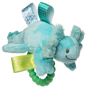 Taggies Fizzy Axolotl Teether Rattle - Aqua