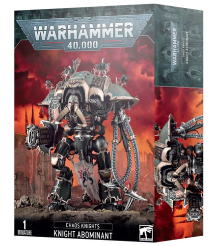 Warhammer 40k Chaos Knights: Knight Abominsnt