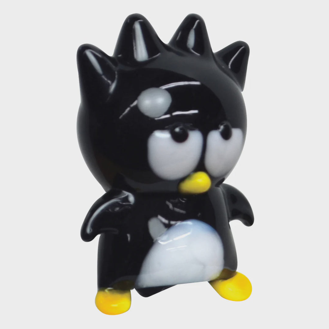 Hello Kitty Badtz-Maru Glass Figurine