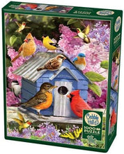 Load image into Gallery viewer, Spring Birdhouse 1000pc Puzzle