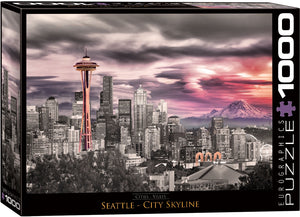 EuroGraphics Seattle City Skyline 1000-Piece Puzzle