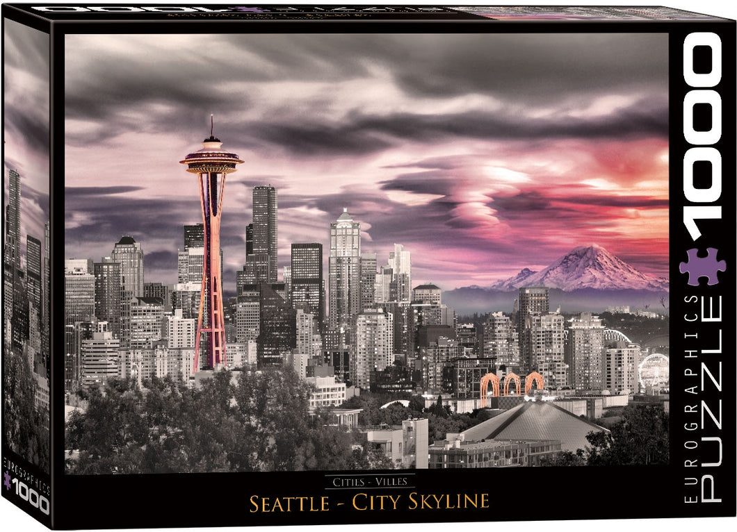 EuroGraphics Seattle City Skyline 1000-Piece Puzzle