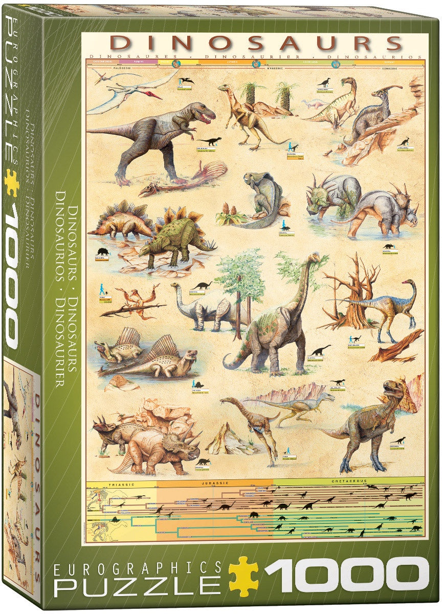 EuroGraphics Dinosaurs 1000-Piece Puzzle