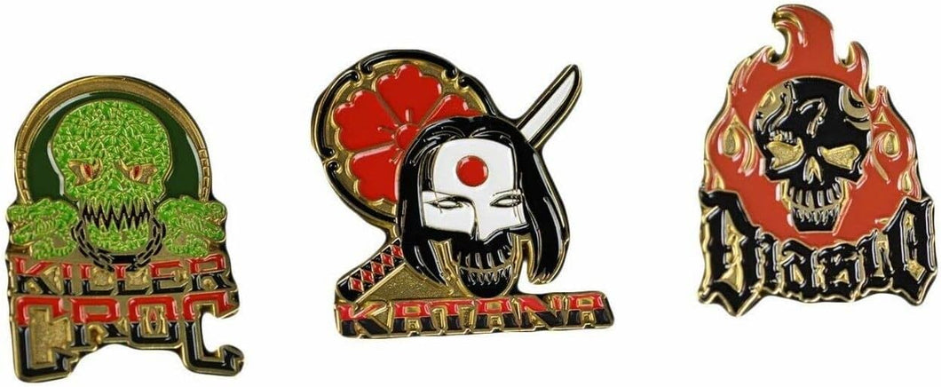 QMx Suicide Squad Lapel Pins Set 2