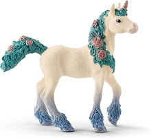 Load image into Gallery viewer, Schleich Bayala Flower Unicorn Foal Toy Figure