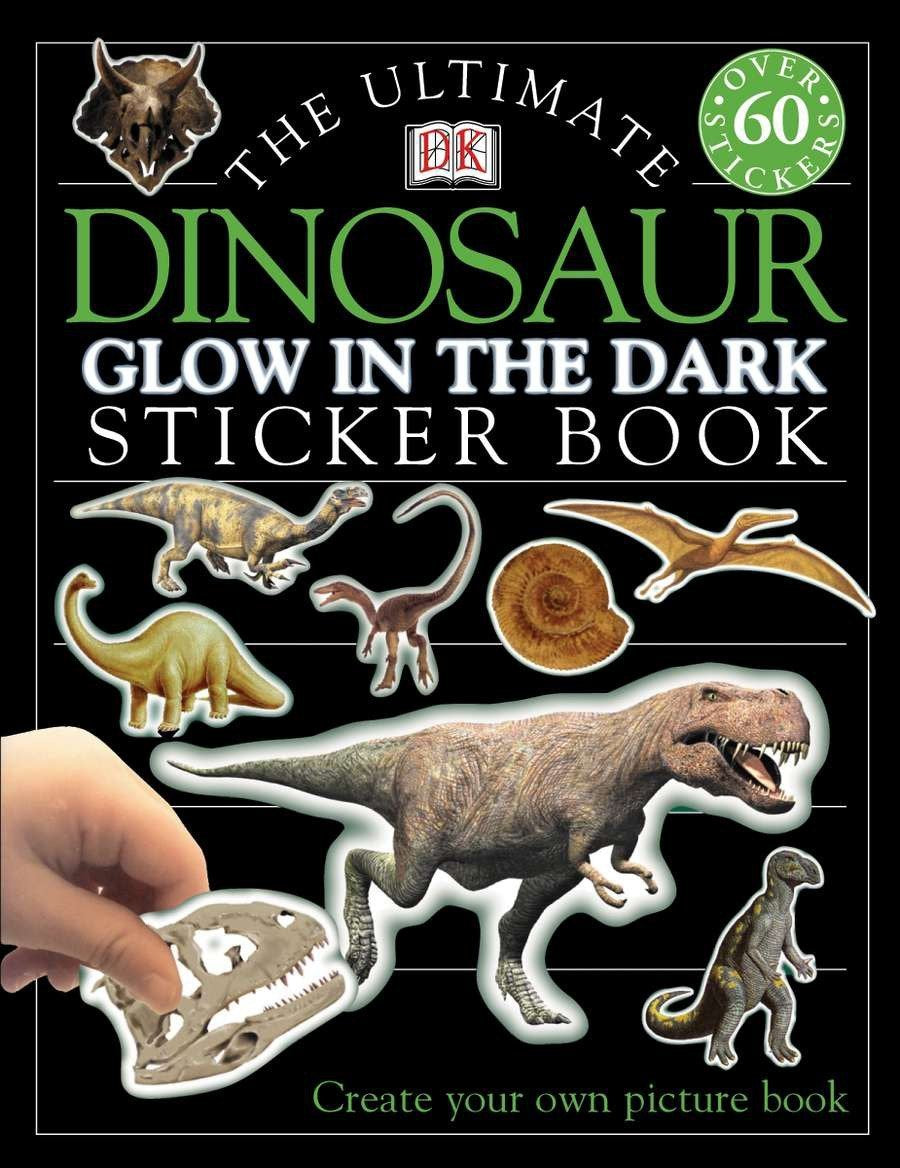 Ultimate Sticker Book: Dinosaur -- Glow in the Dark Paperback Sticker Book