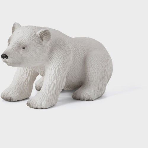 Mojo Polar Bear Cub Sitting Figure #387021