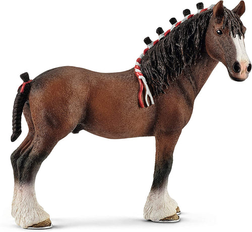 Schleich Farm World Clydesdale Gelding Toy Figurine