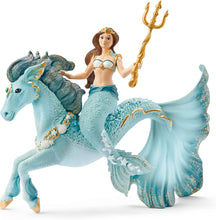 Load image into Gallery viewer, Schleich Bayala Mermaid Eyela on Underwater Horse Toy Figure