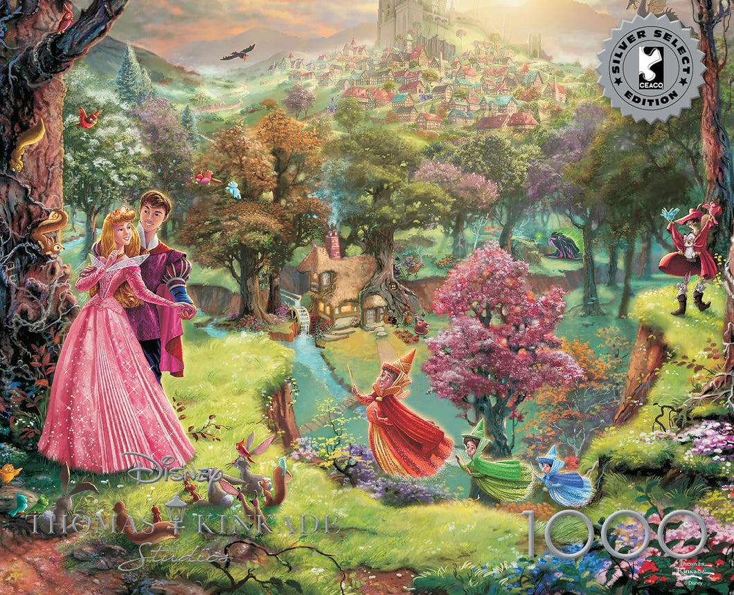 Thomas Kinkade Disney Sleeping Beauty 1000pc Puzzle