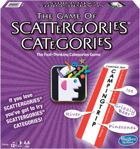 Scattergories Catergories Game