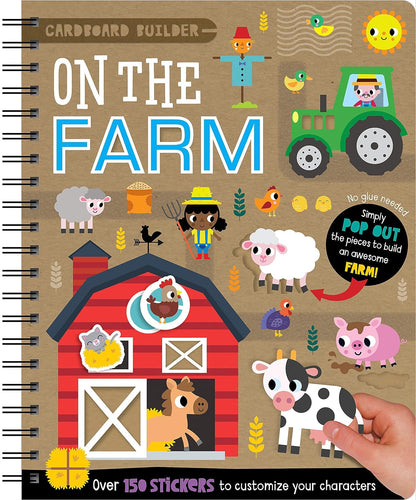 Cardboard Builder On the Farm Book