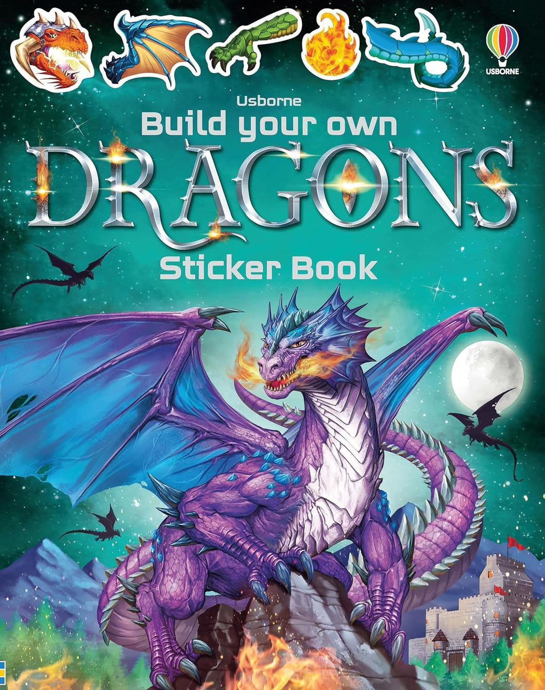 Usborne Build Your Own Dragons Sticker Book