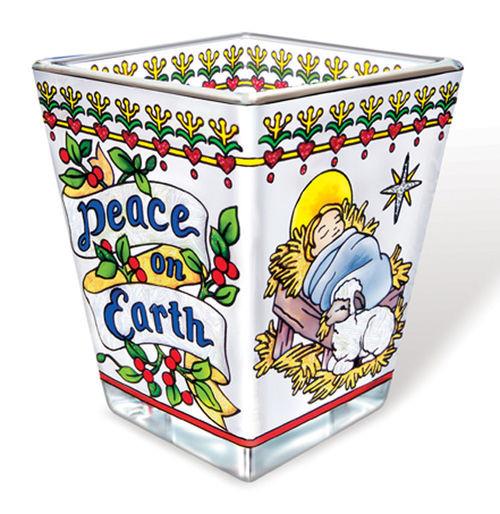 Christmas Petite Votive Peace On Earth