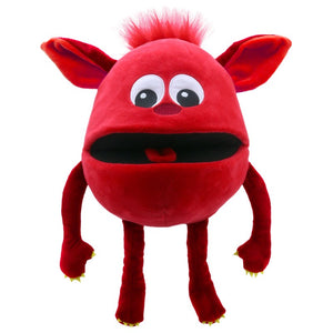 The Puppet Company Baby Monster Hand Puppet- Red