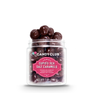 Cupid's Sea Salt Caramels Candy Small Jar