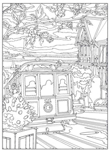 Adult Coloring Book Creative Haven City Sights Color by Number