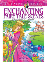 Load image into Gallery viewer, Creative Haven Enchanting Fairy Tale Scenes Coloring Book