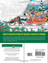 Load image into Gallery viewer, Creative Haven Christmas Color By Number Coloring Book