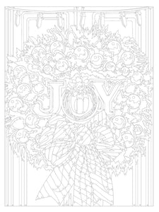 Creative Haven Christmas Color By Number Coloring Book