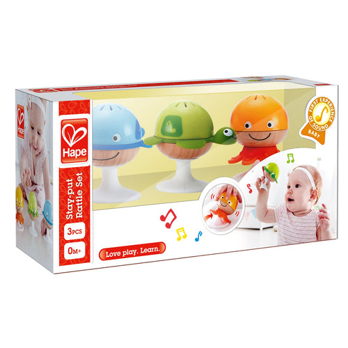 Hape Stay-put Rattle Set