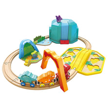 Load image into Gallery viewer, Hape Dinosaur Train Bucket Set