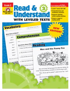 Read and Understand with Leveled Texts, Grade 2