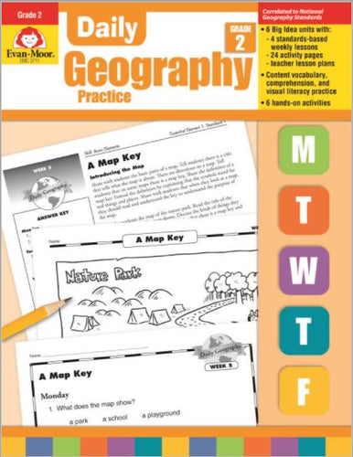 Daily Geography Practice, Grade 2