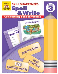 Skill Sharpeners Spell & Write, Grade 3