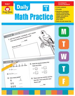 Daily  Math Practice, Grade 1