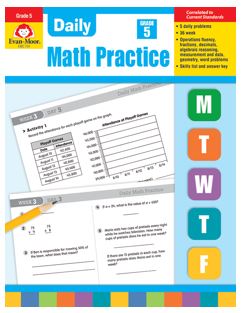 Daily  Math Practice, Grade 5