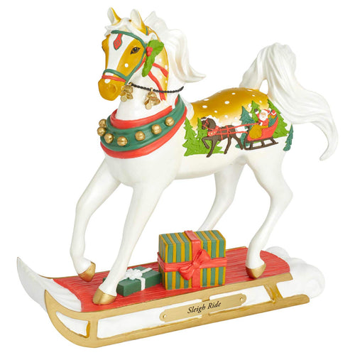 Trail of the Painted Ponies Holiday Sleigh Ride Figurine