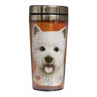 Westie Thermos Travel Tumbler Mug