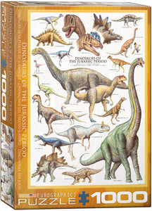 EuroGraphics Dinosaurs of the Jurassic Period 1000 pc Puzzle