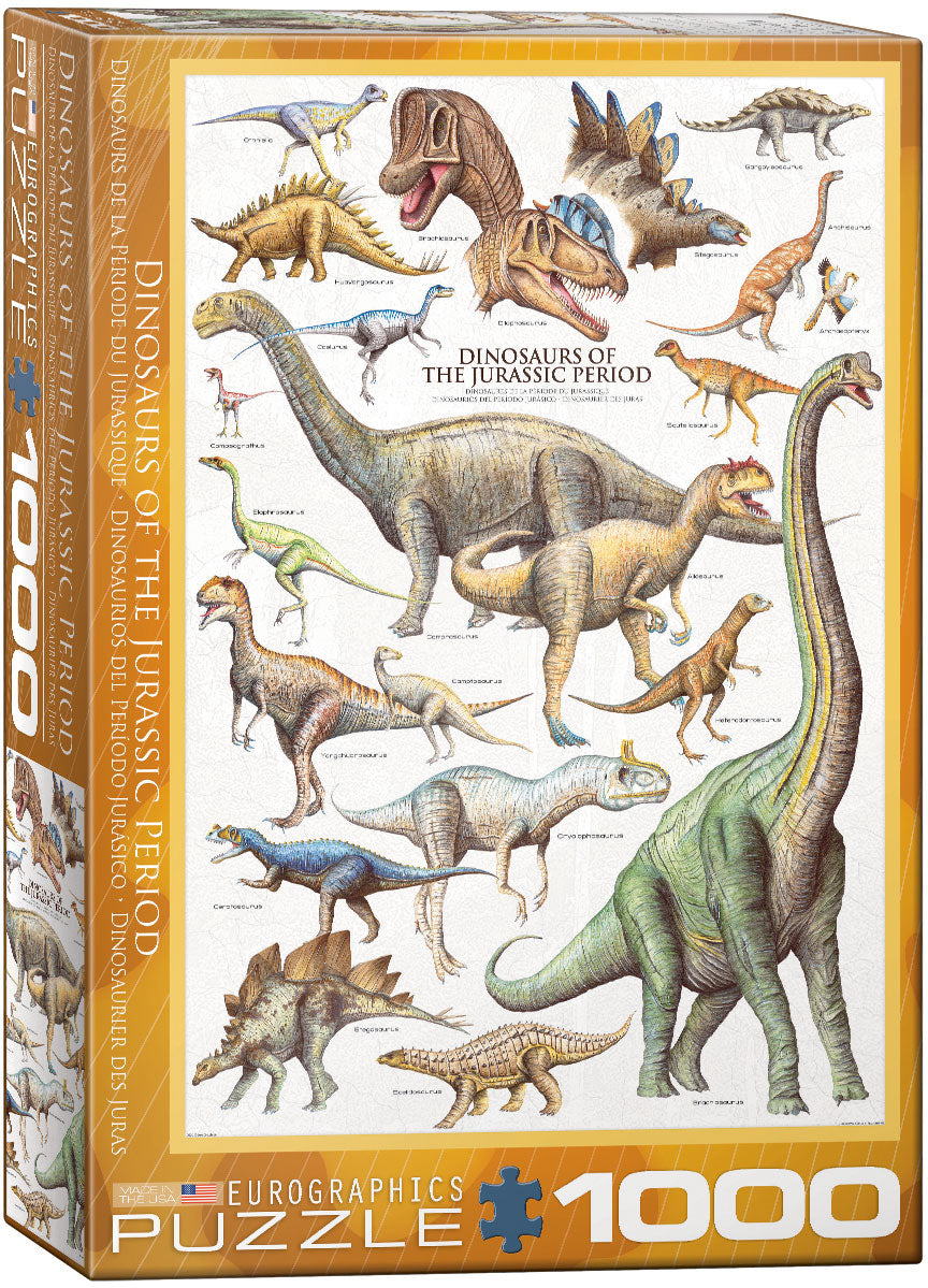 EuroGraphics Dinosaurs of the Jurassic Period 1000 pc Puzzle