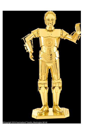 Metal Earth Star Wars GOLD C-3PO