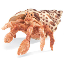 Load image into Gallery viewer, Folkmanis Hermit Crab Hand Puppet #2867