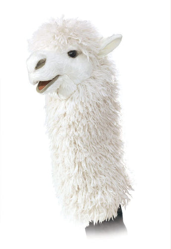 Folkmanis Mini Alpaca Stage Puppet