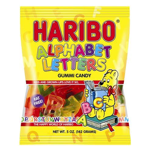 Haribo Alphabet Letters