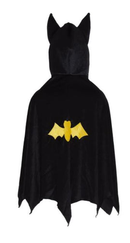 GREAT PRETENDERS BLACK BAT CAPE WITH HOOD