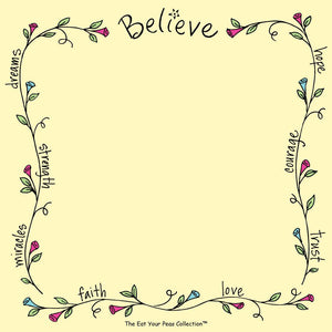 Believe Sweet Sayings Notepad