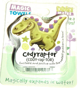 Dinomatic Magic Towel-Codyraptor