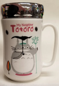 Totoro Ceramic Mug with Screw on Lid