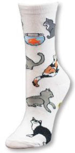 Cat Stuff Socks-XS