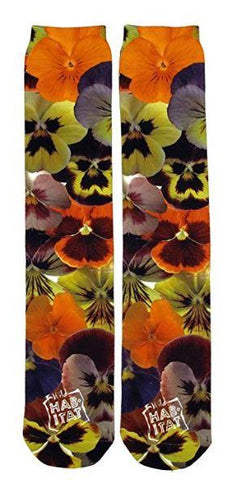 Wild Habitat Sublimation Socks- Pansy