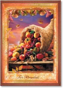 wishing you an abundance of blessings as you celebrate this ThanksgivingGreeting Card, set of 4